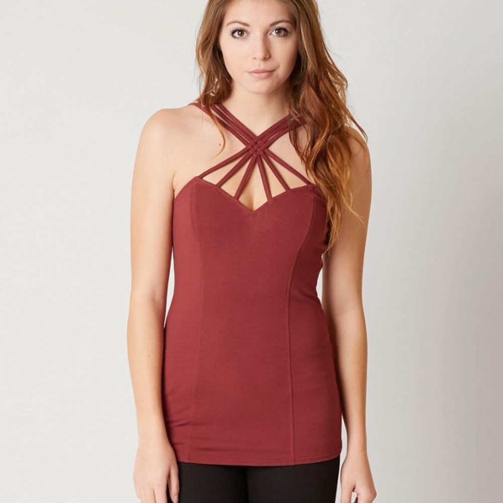 Red by BKE strappy tank top